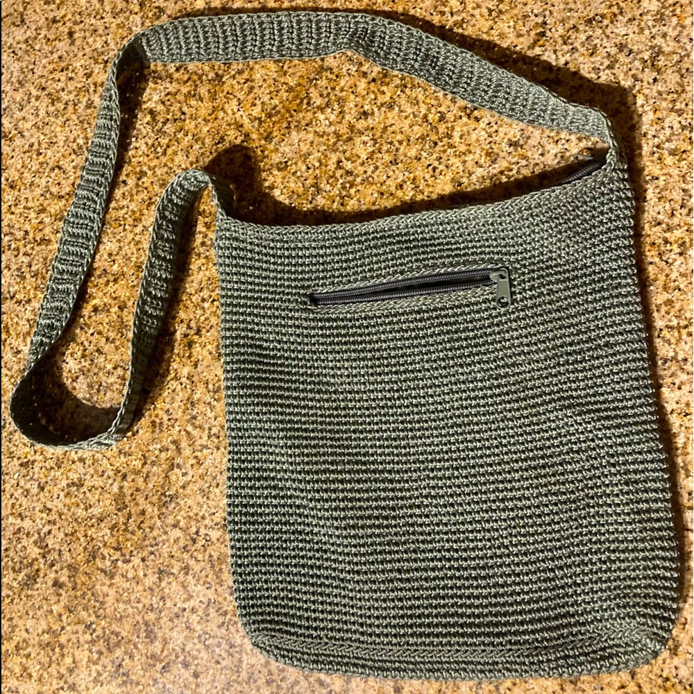 Boho woven shoulder bag